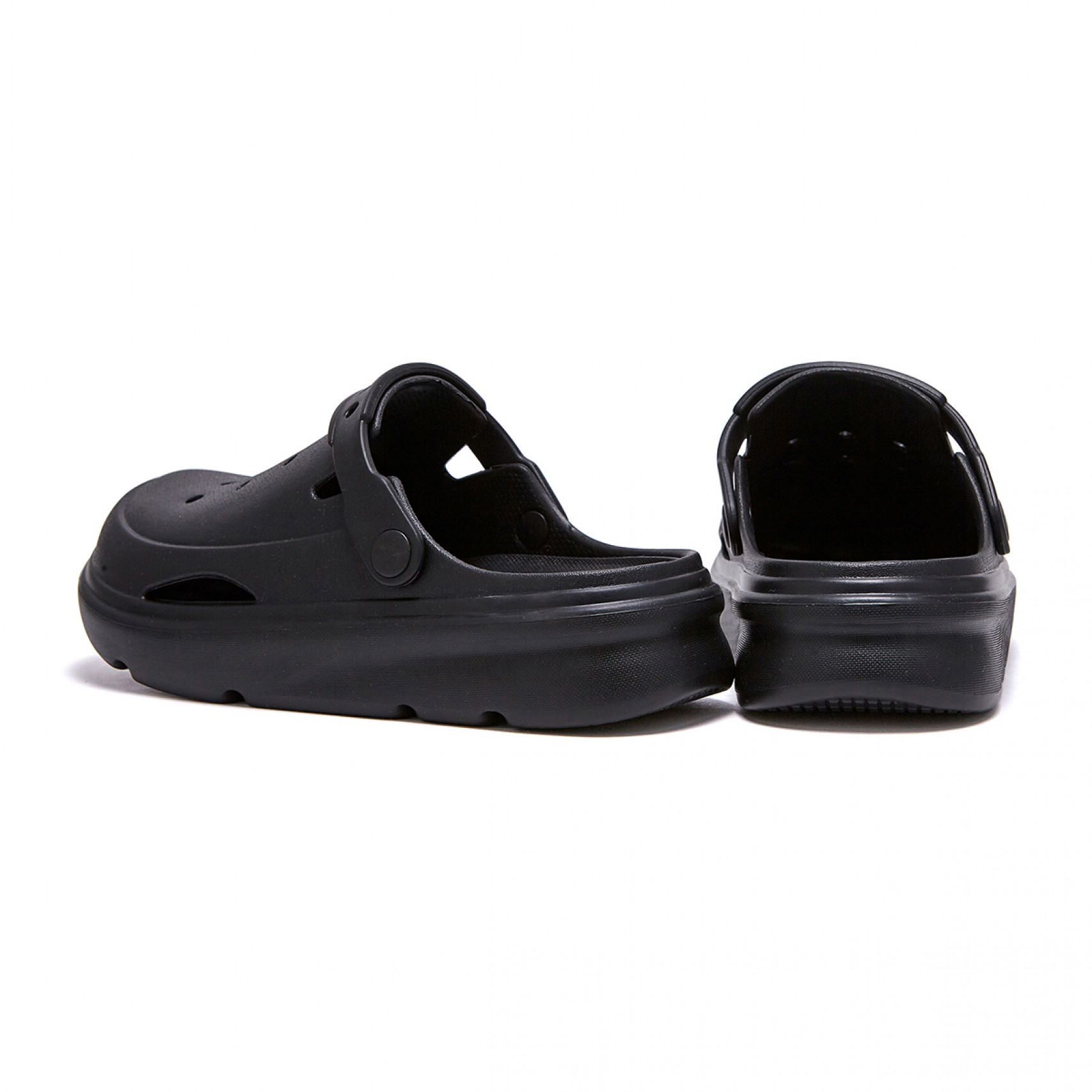 폴더라벨 구름 클로그 샌들 블랙 Cloud Clog Sandal