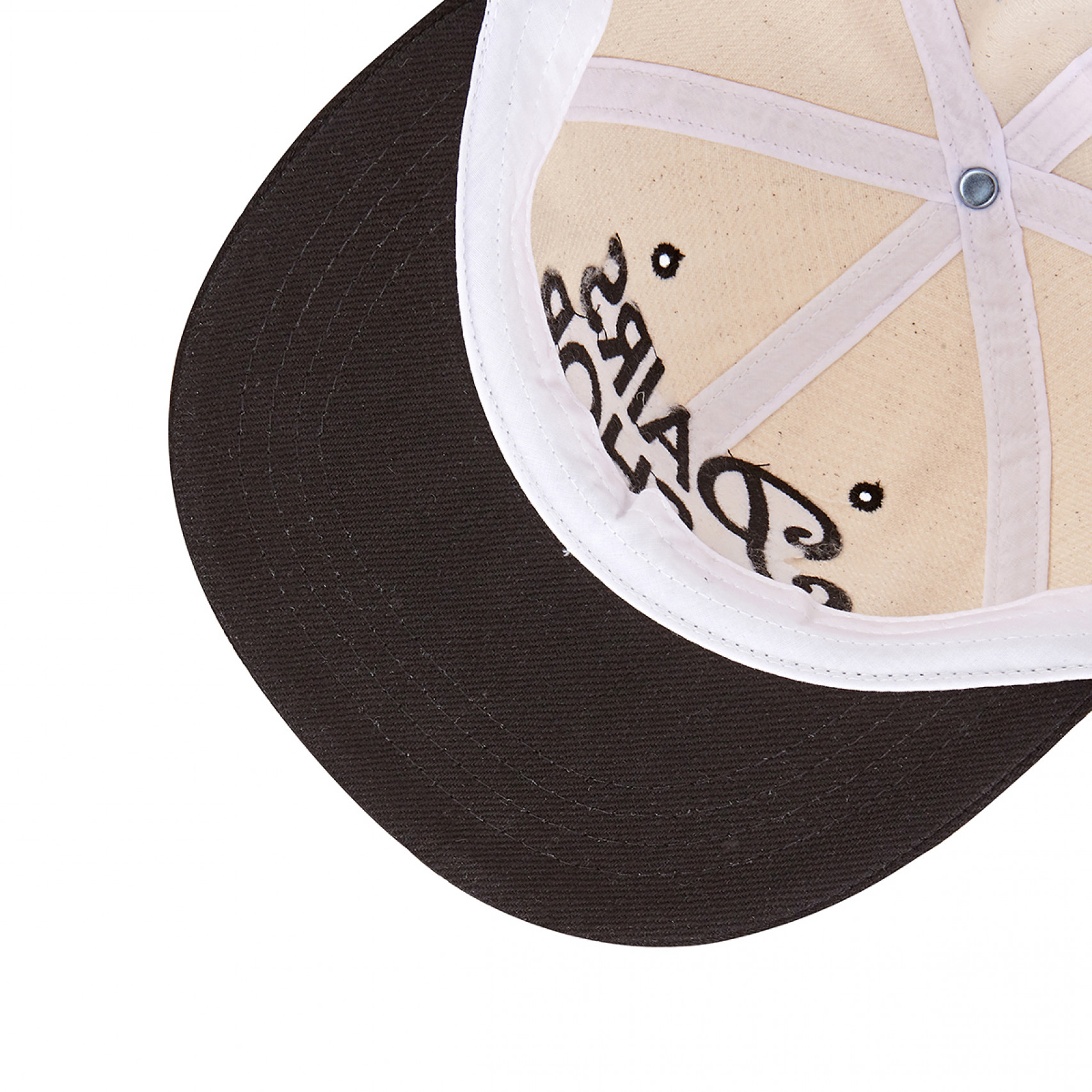 PAIRS STAMP LOGO CAP WHITE/BLACK