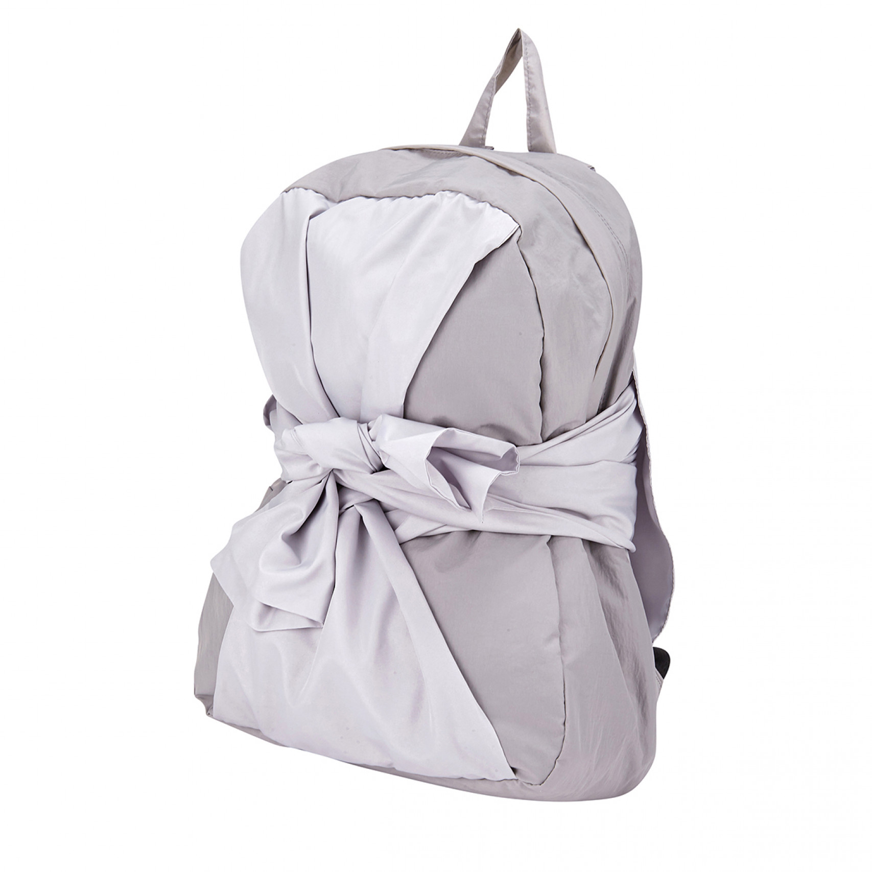 Knotted Backpack (Nylon silver) / 10023620000