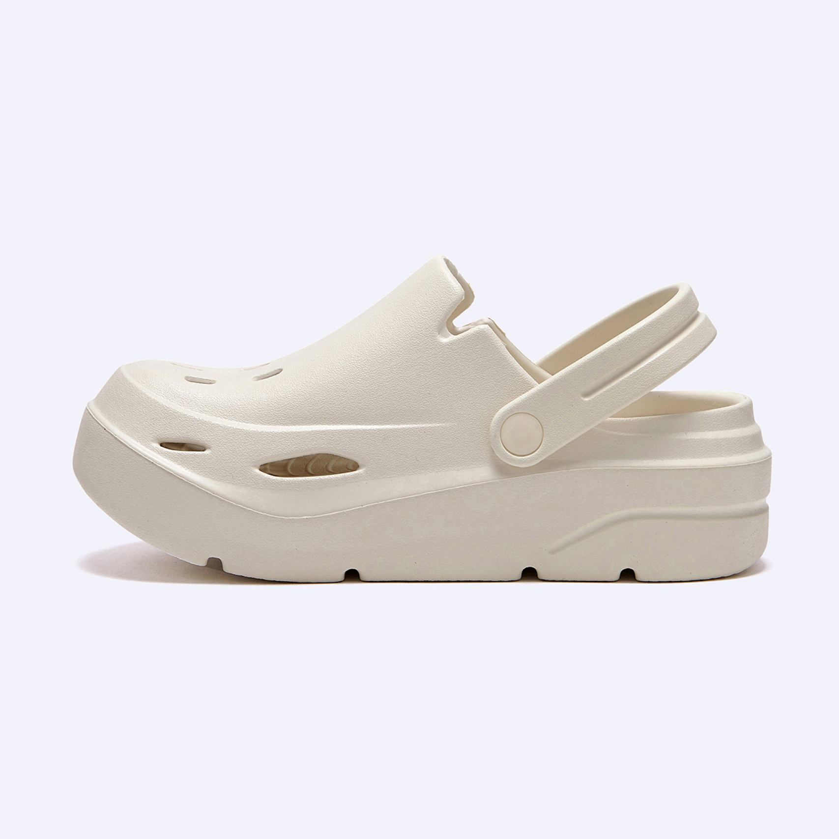 폴더라벨 디베이직 쿠션 클로그 아이보리 / FLFDES2U52