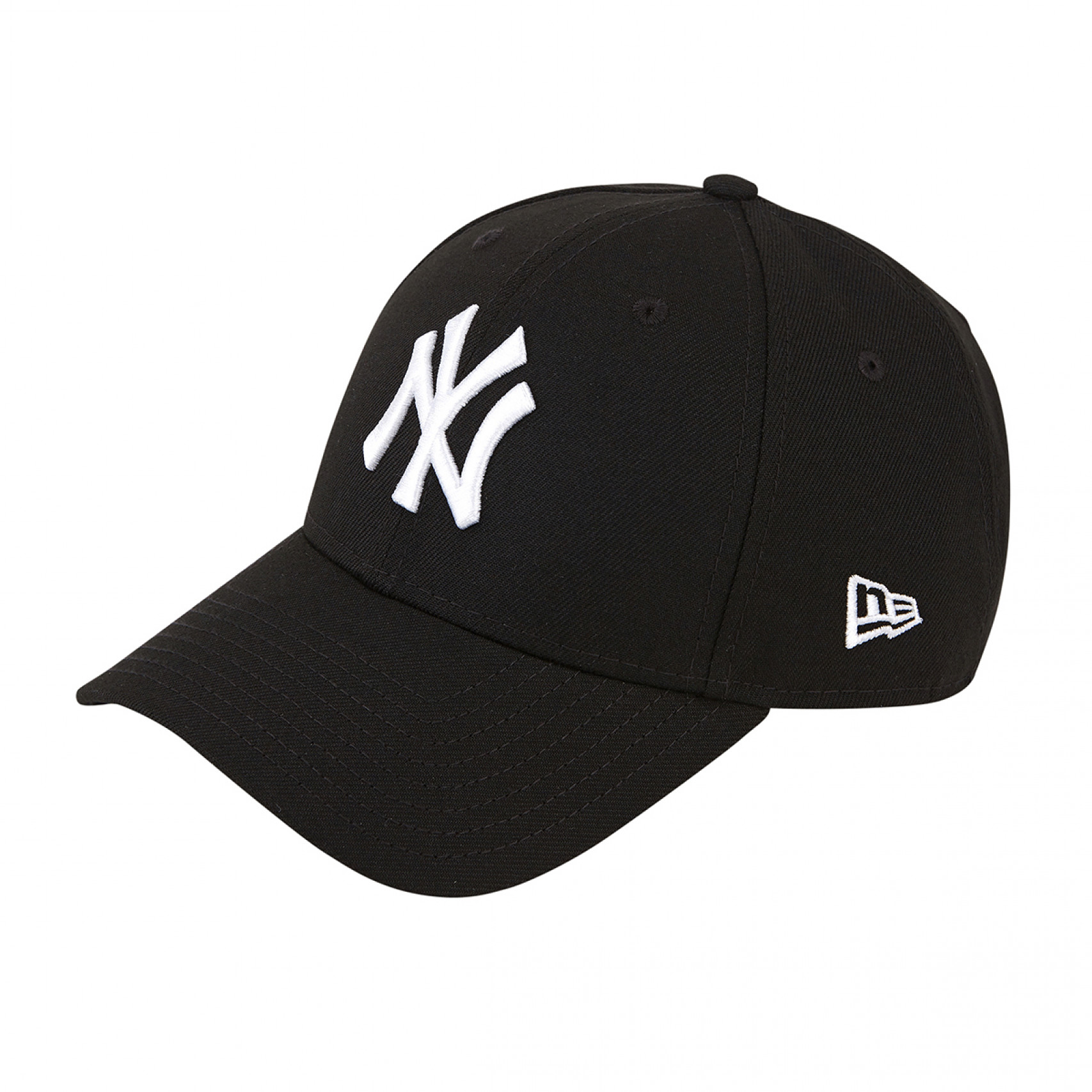 MLB 뉴욕 양키스 베이직 화이트 온 블랙 볼캡 / 12836257