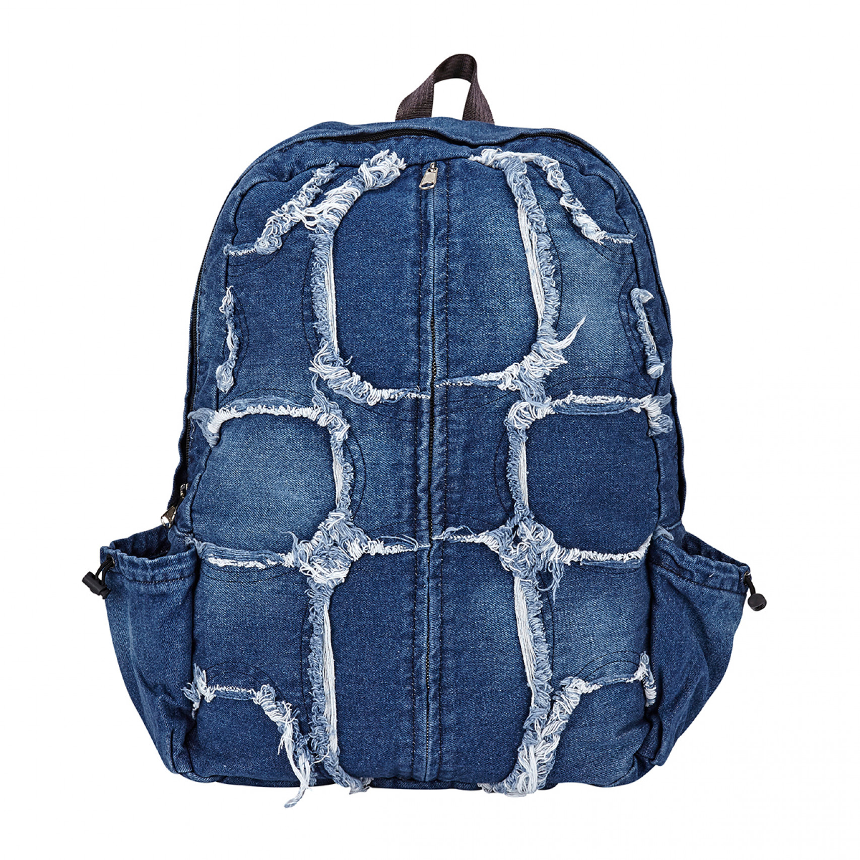 Washed Denim Turtle Backpack (Blue) / IUG23B03BL