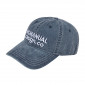 STITCHED BALL CAP - WASHED BLUE